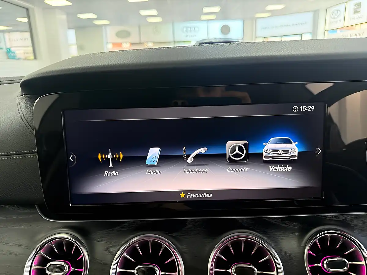 Used 2018 Mercedes-Benz E-Class AMG Line White - Interior and Exterior details 16