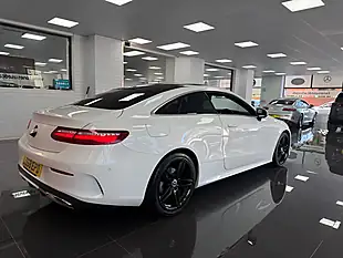 Used 2018 Mercedes-Benz E-Class AMG Line White - Interior and Exterior details 2