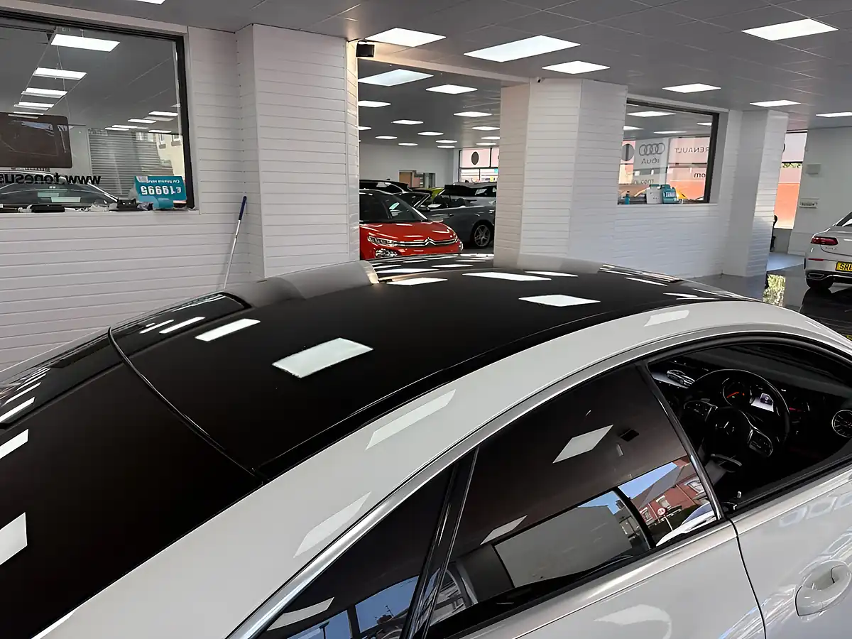 Used 2018 Mercedes-Benz E-Class AMG Line White - Interior and Exterior details 4