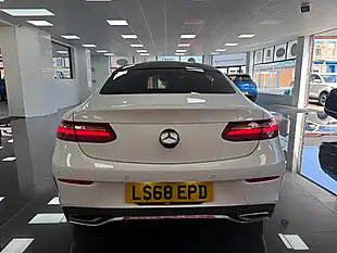 Used 2018 Mercedes-Benz E-Class AMG Line White - Interior and Exterior details 8