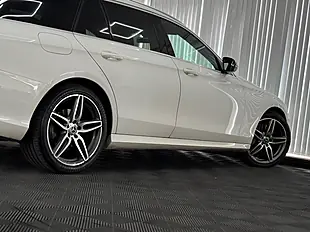 Used 2018 Mercedes-Benz E Class AMG Line White - Interior and Exterior details 11