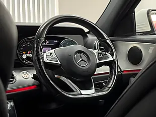 Used 2018 Mercedes-Benz E Class AMG Line White - Interior and Exterior details 14