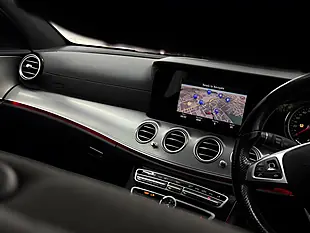 Used 2018 Mercedes-Benz E Class AMG Line White - Interior and Exterior details 4