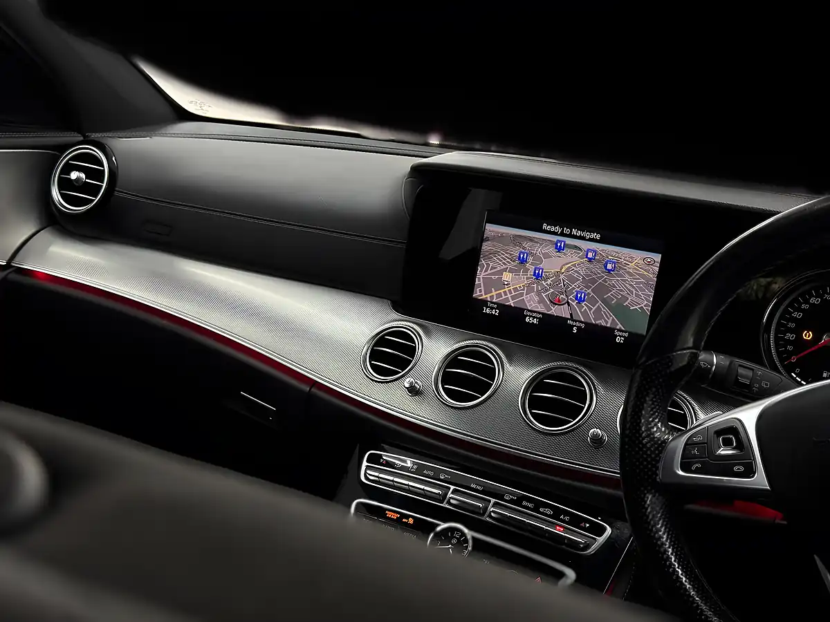 Used 2018 Mercedes-Benz E Class AMG Line White - Interior and Exterior details 4