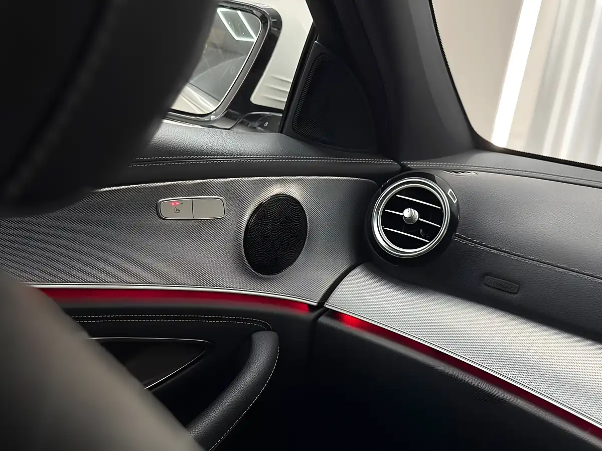 Used 2018 Mercedes-Benz E Class AMG Line White - Interior and Exterior details 5