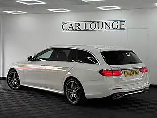 Used 2018 Mercedes-Benz E Class AMG Line White - Interior and Exterior details 6
