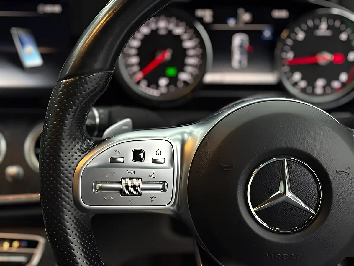 Used 2018 Mercedes-Benz E Class AMG Line White - Interior and Exterior details 13