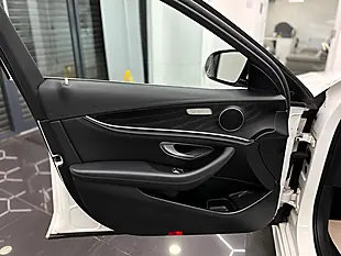 Used 2018 Mercedes-Benz E Class AMG Line White - Interior and Exterior details 14