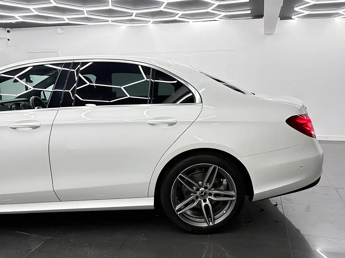 Used 2018 Mercedes-Benz E Class AMG Line White - Interior and Exterior details 15