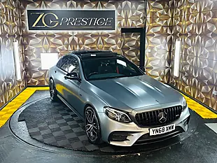 Used 2018 Mercedes-Benz E Class AMG Premium Plus Magno Selenite Grey - Interior and Exterior details 12