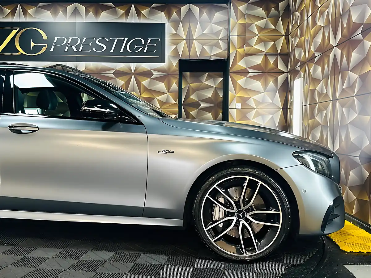 Used 2018 Mercedes-Benz E Class AMG Premium Plus Magno Selenite Grey - Interior and Exterior details 14