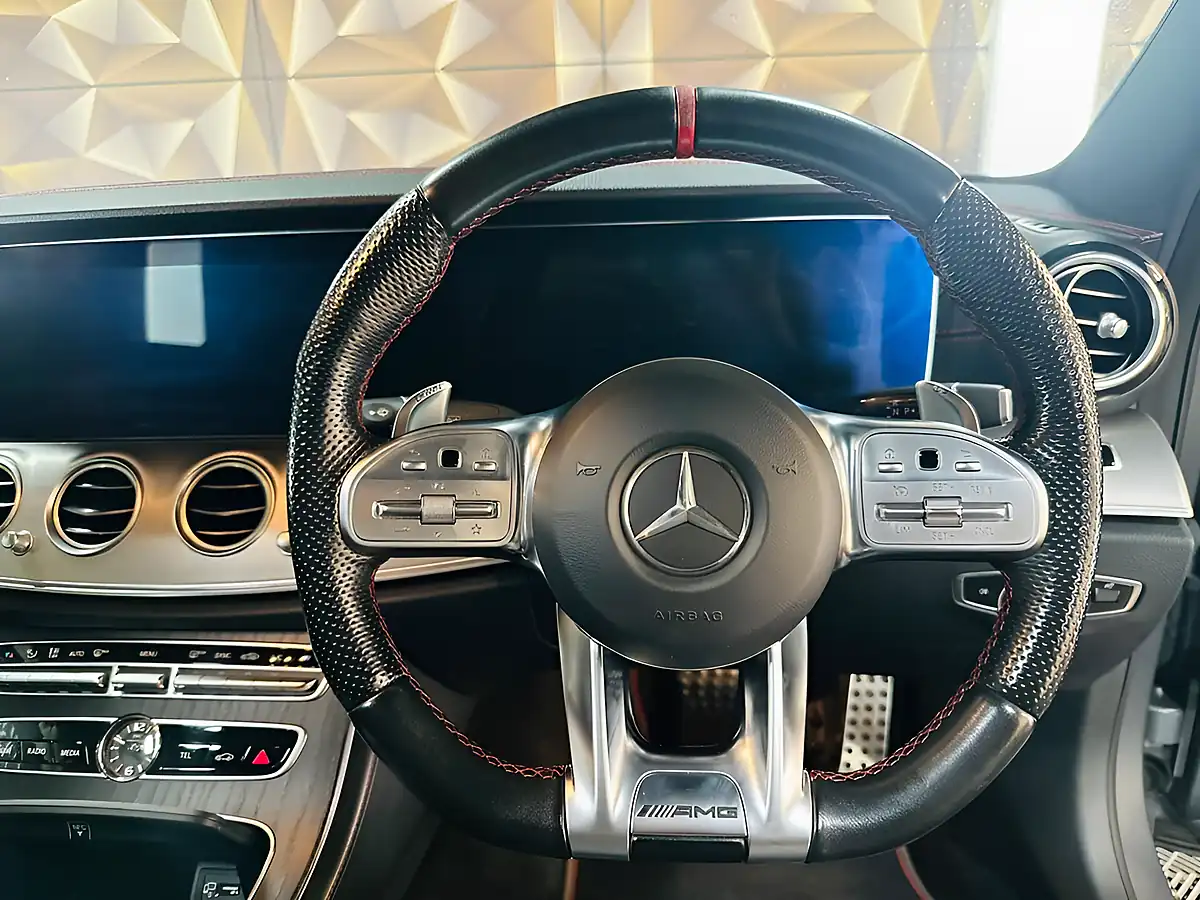 Used 2018 Mercedes-Benz E Class AMG Premium Plus Magno Selenite Grey - Interior and Exterior details 17