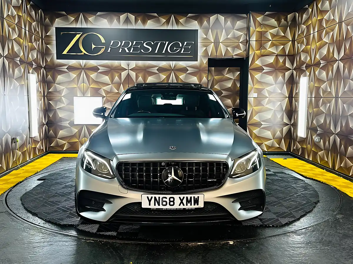Used 2018 Mercedes-Benz E Class AMG Premium Plus Magno Selenite Grey - Interior and Exterior details 2