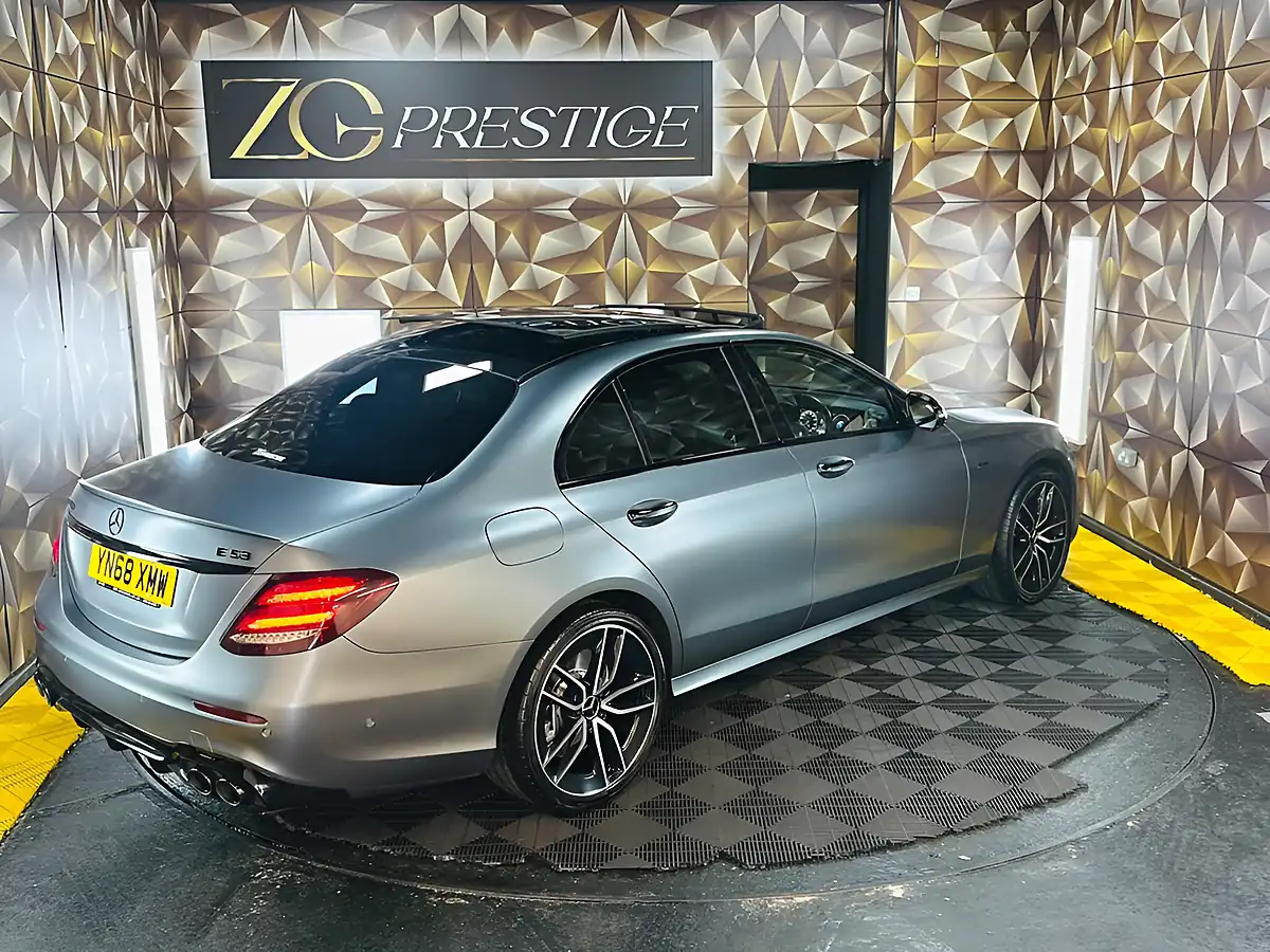 Used 2018 Mercedes-Benz E Class AMG Premium Plus Magno Selenite Grey - Interior and Exterior details 6