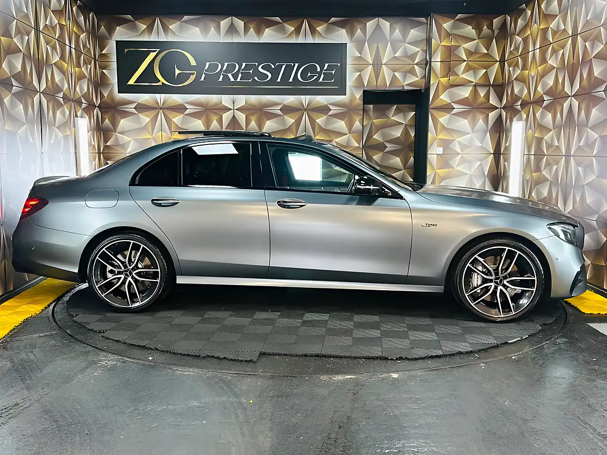 Used 2018 Mercedes-Benz E Class AMG Premium Plus Magno Selenite Grey - Interior and Exterior details 8
