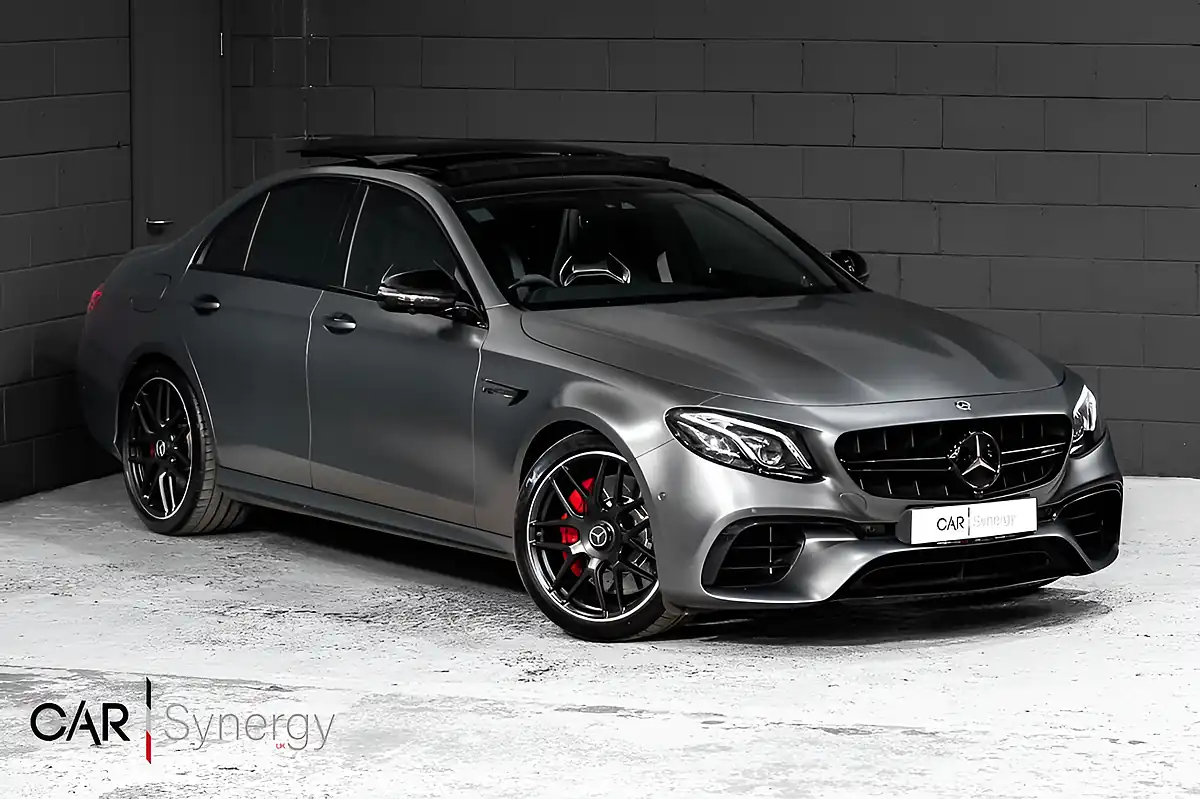Used 2018 Mercedes-Benz E Class AMG S Designo Magno Grey - Front View