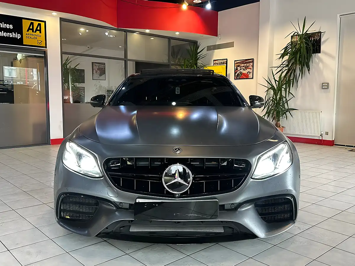 Used 2018 Mercedes-Benz E Class AMG S Grey - Interior and Exterior details 4
