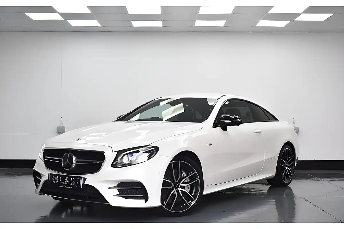 Used 2018 Mercedes-Benz E Class AMG White - Front View