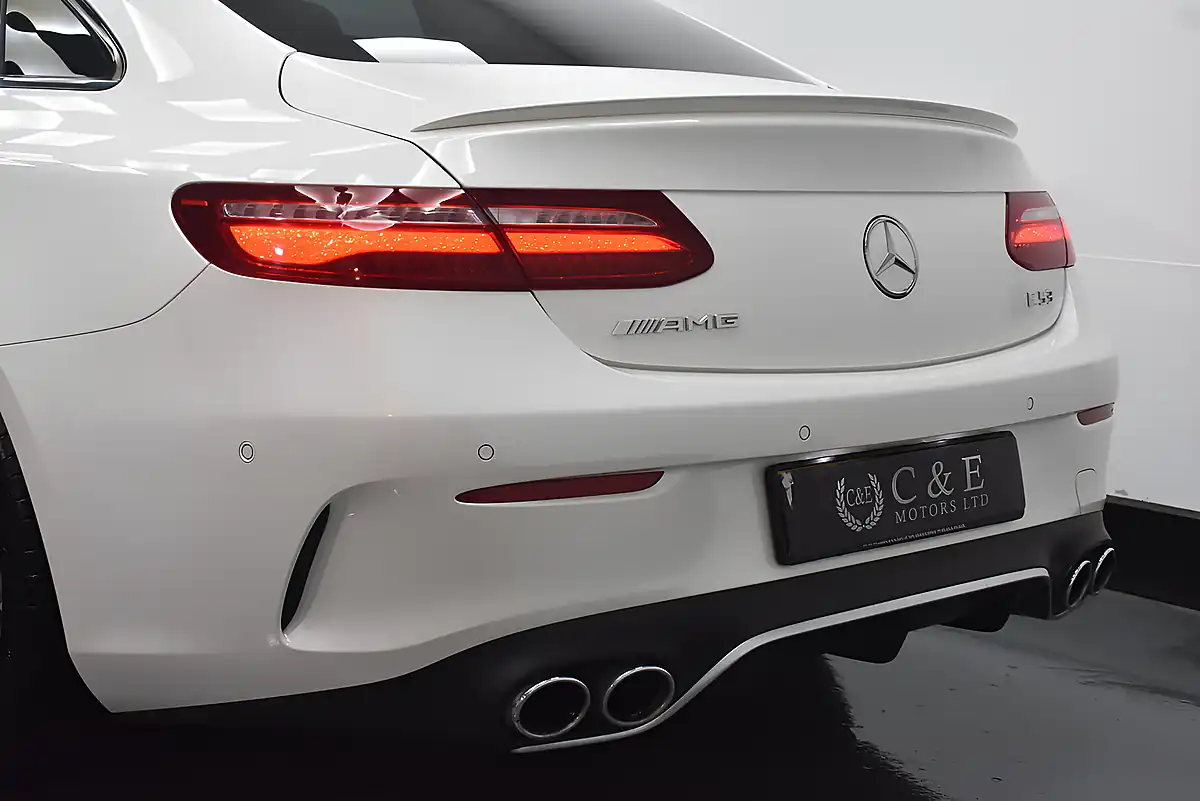 Used 2018 Mercedes-Benz E Class AMG White - Interior and Exterior details 11