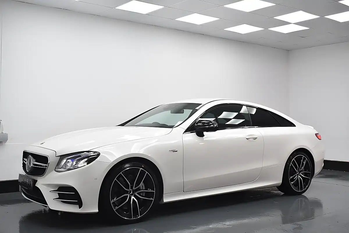 Used 2018 Mercedes-Benz E Class AMG White - Interior and Exterior details 16