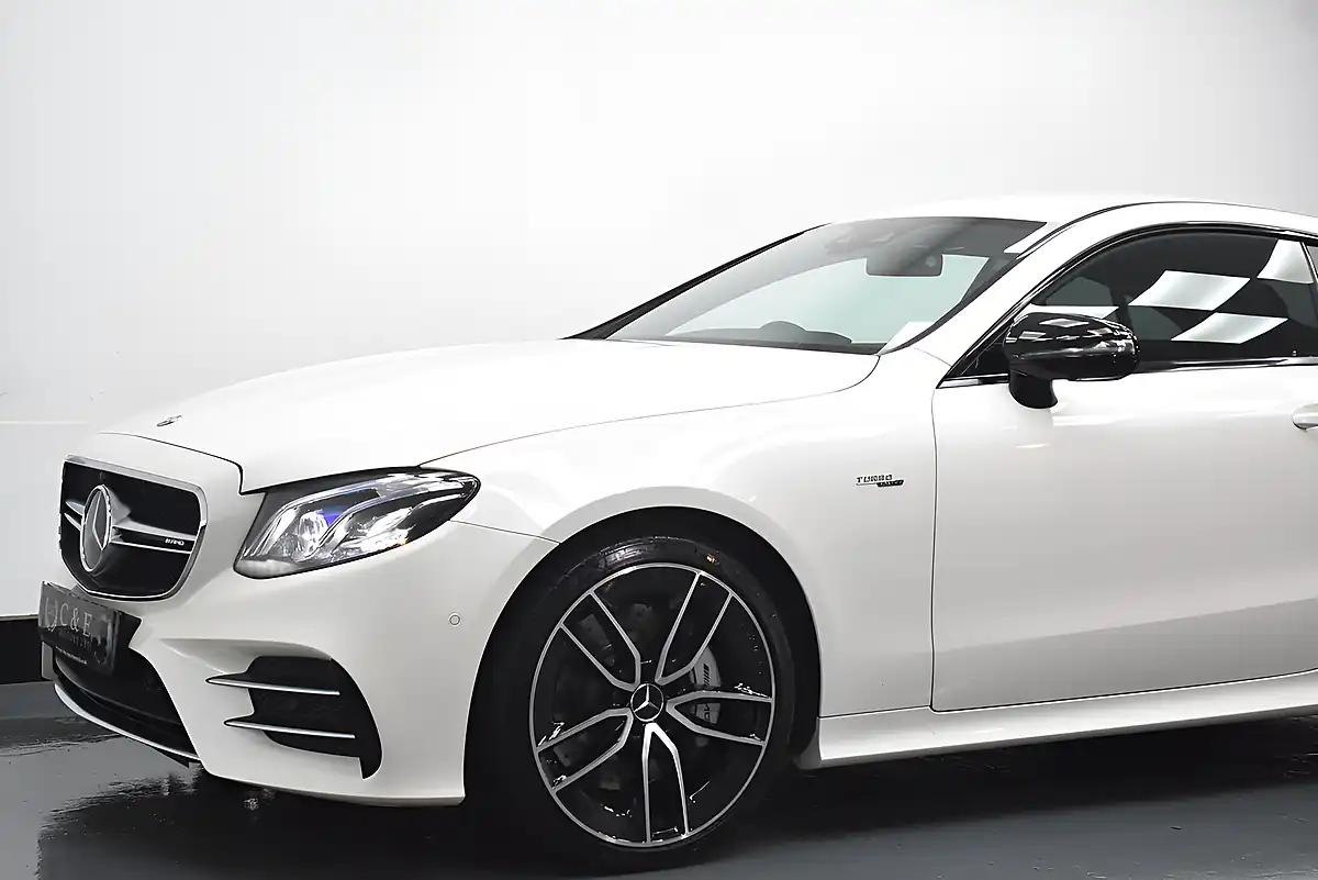 Used 2018 Mercedes-Benz E Class AMG White - Interior and Exterior details 3