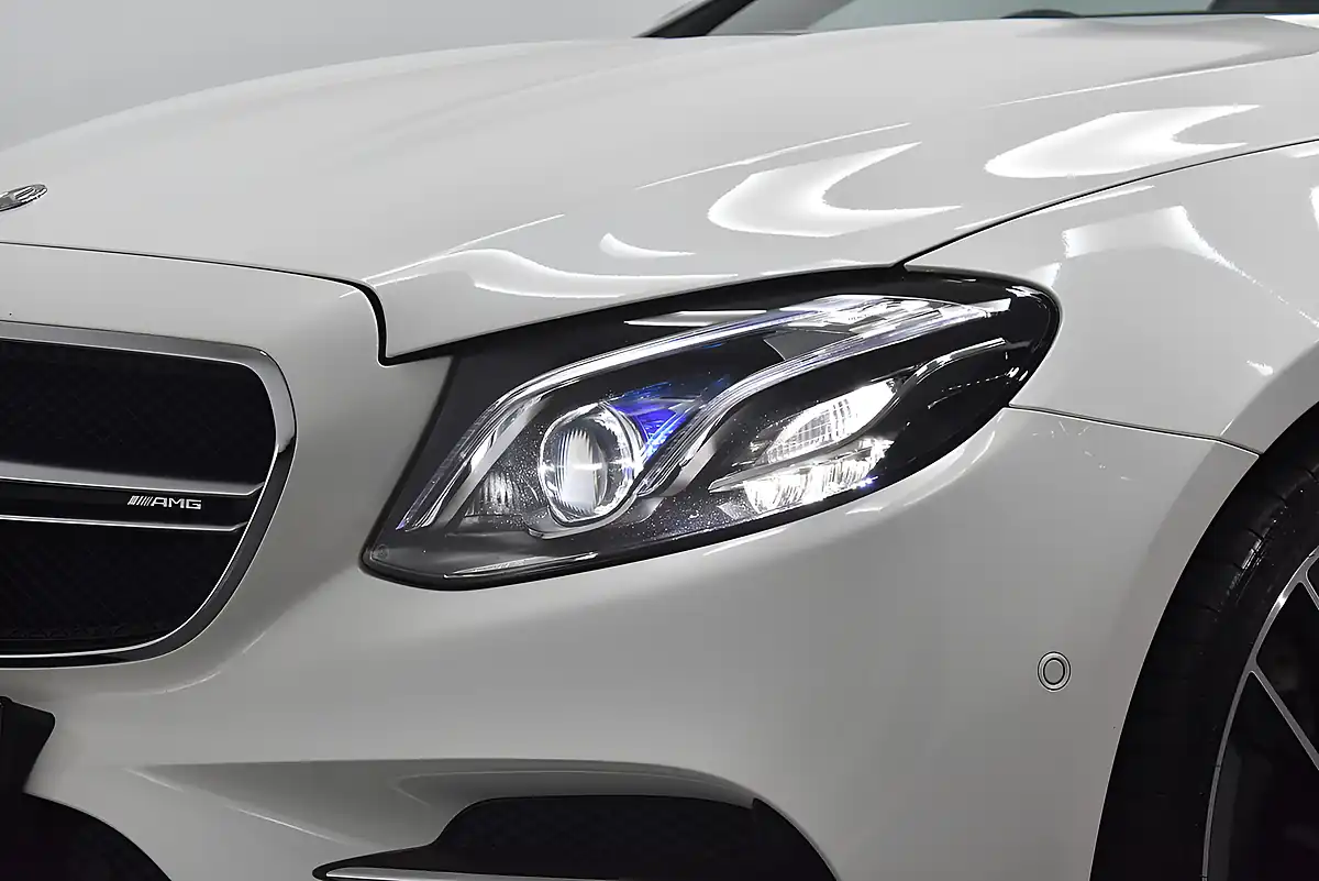 Used 2018 Mercedes-Benz E Class AMG White - Interior and Exterior details 7