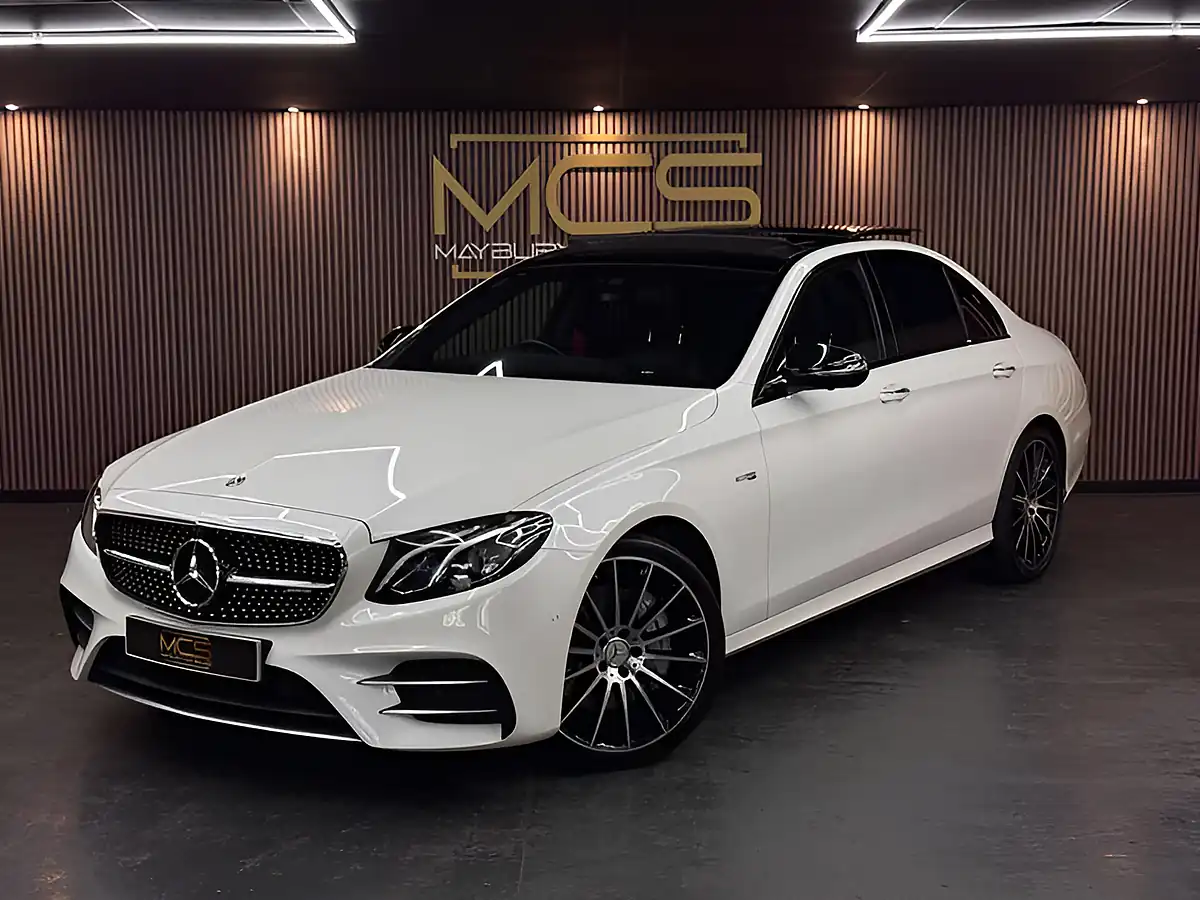 Used 2018 Mercedes-Benz E-Class AMG White - Front View