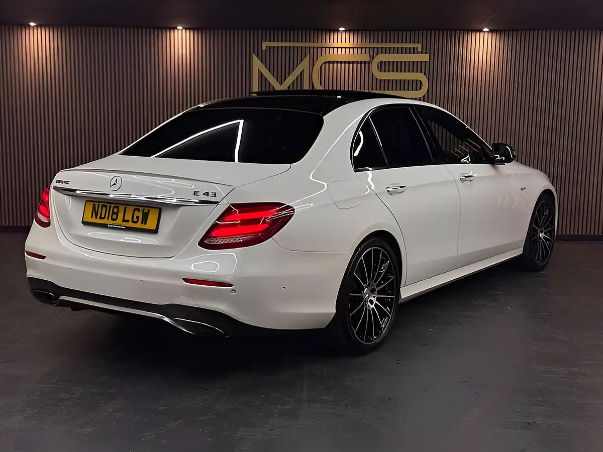 Used 2018 Mercedes-Benz E-Class AMG White - Interior and Exterior details 5
