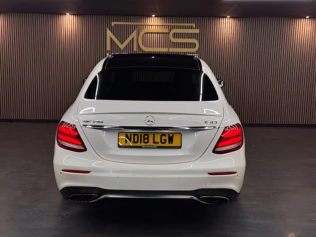 Used 2018 Mercedes-Benz E-Class AMG White - Interior and Exterior details 6