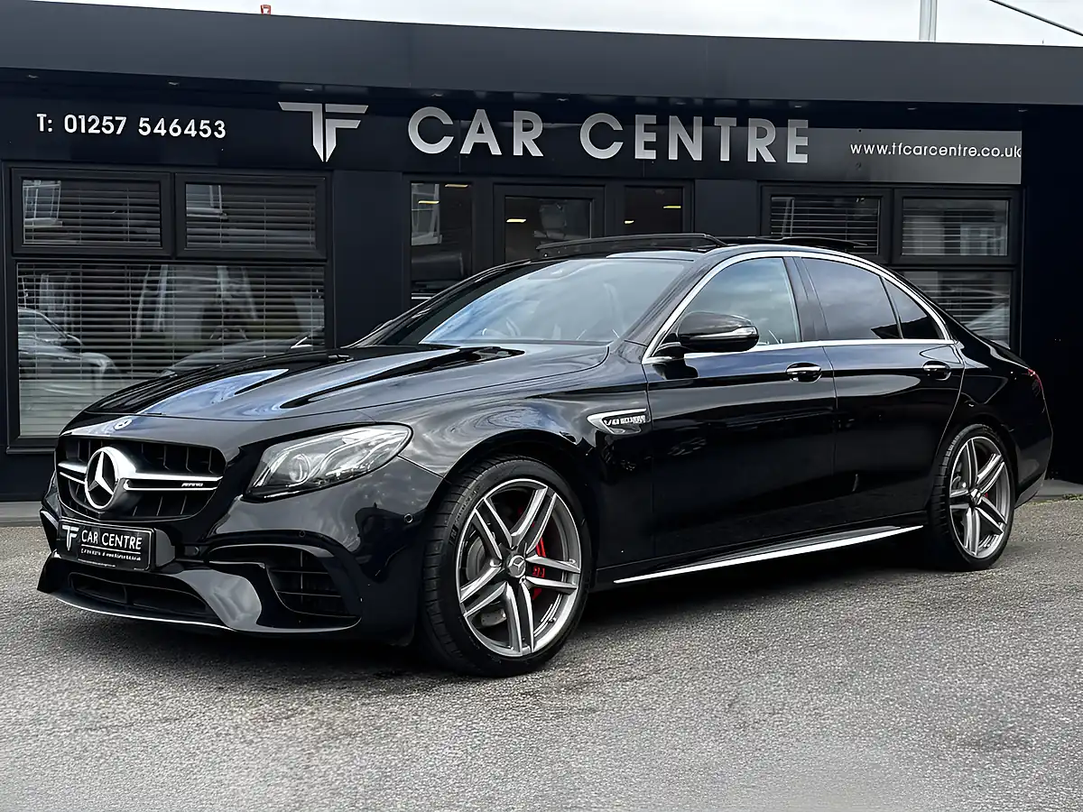 Used 2018 Mercedes-Benz E-Class E 63 S 4MATIC Black - Front View