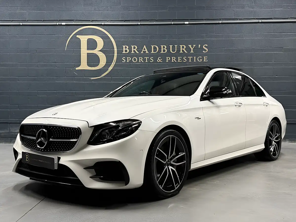 Used 2018 Mercedes-Benz E Class Premium Plus White - Interior and Exterior details 12