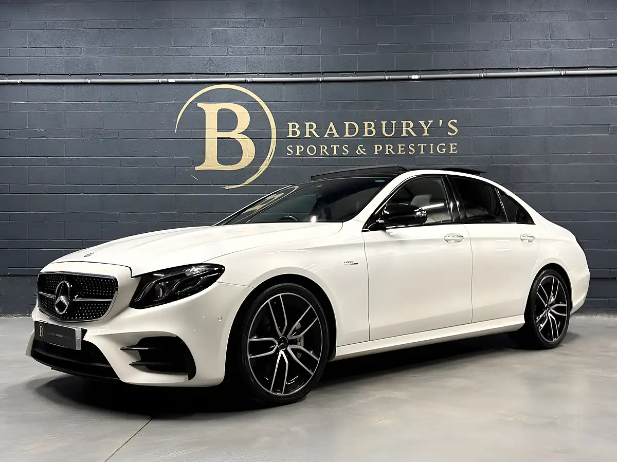 Used 2018 Mercedes-Benz E Class Premium Plus White - Interior and Exterior details 13
