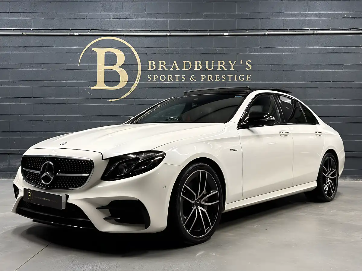 Used 2018 Mercedes-Benz E Class Premium Plus White - Interior and Exterior details 15
