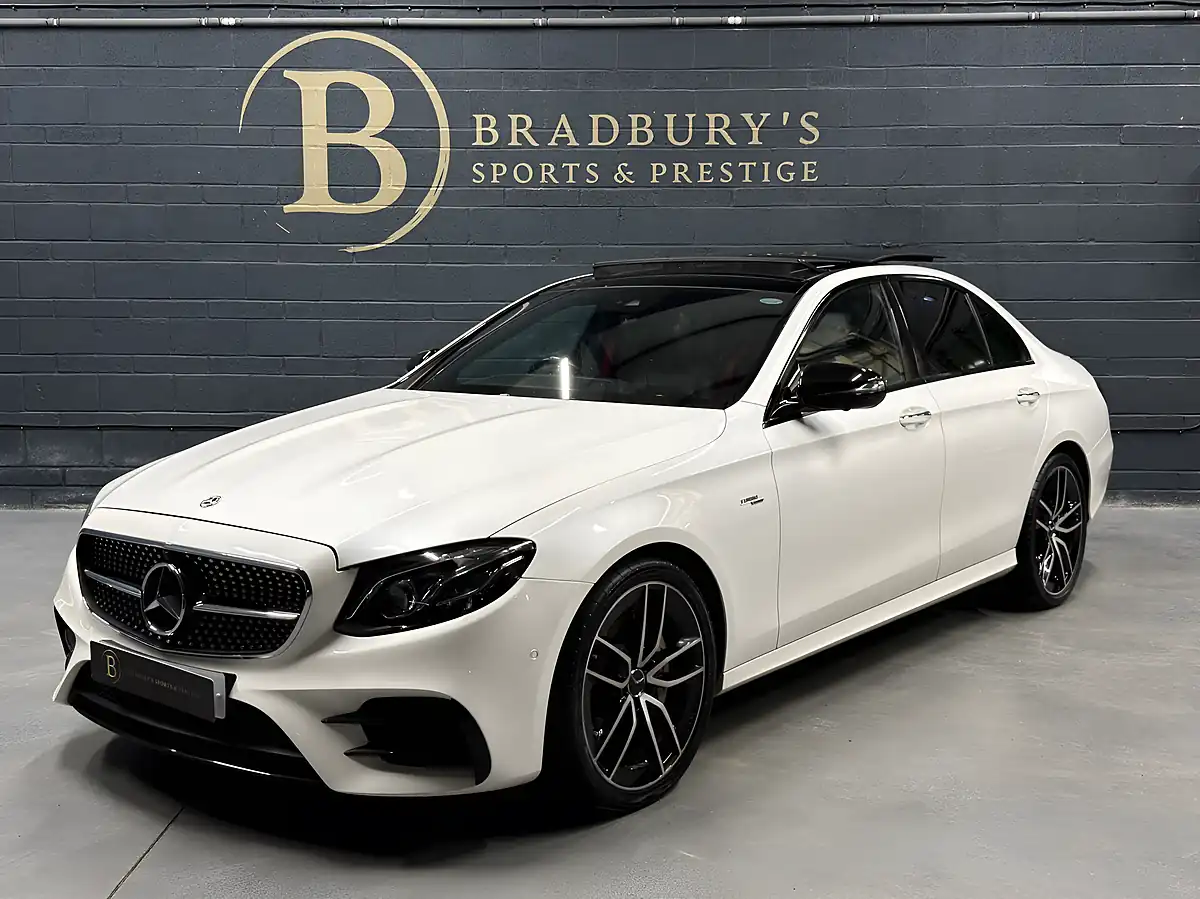 Used 2018 Mercedes-Benz E Class Premium Plus White - Interior and Exterior details 16