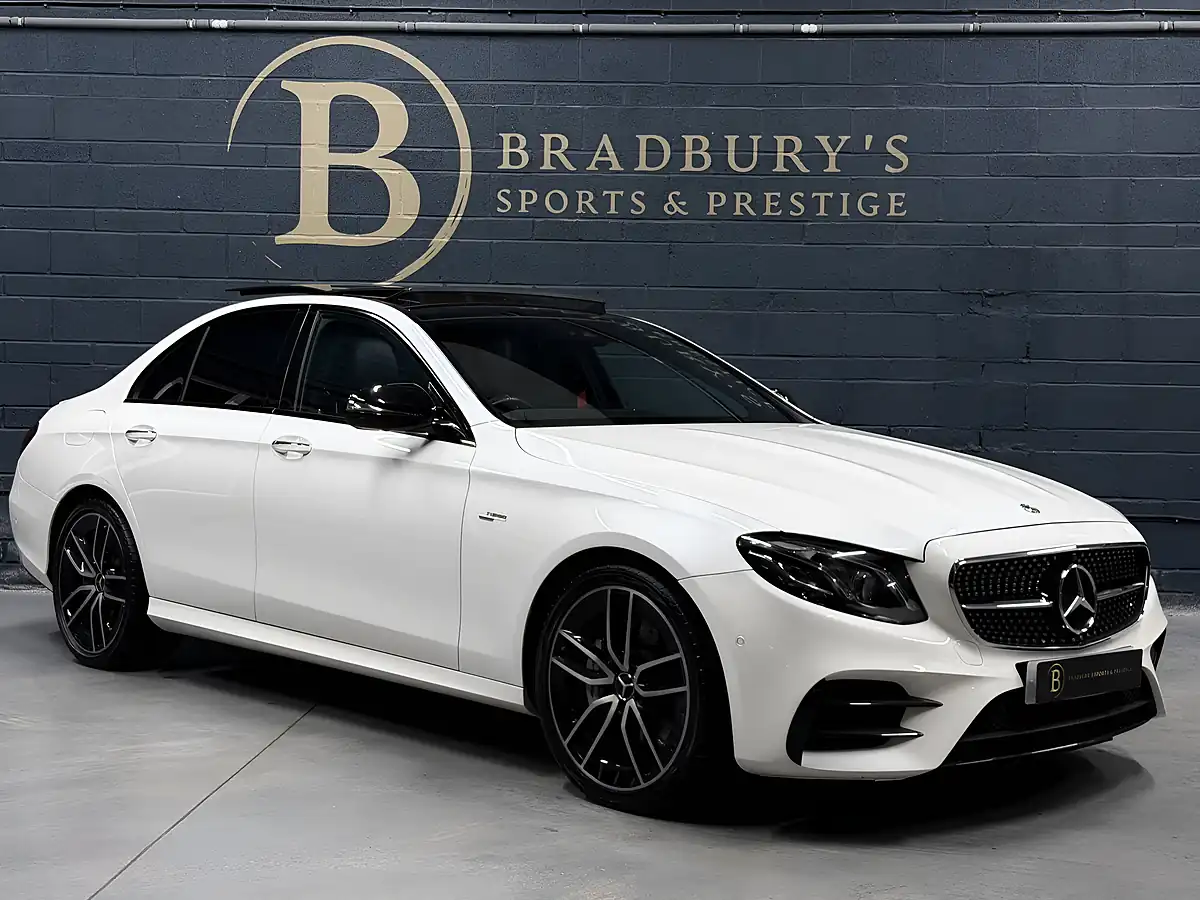 Used 2018 Mercedes-Benz E Class Premium Plus White - Interior and Exterior details 2