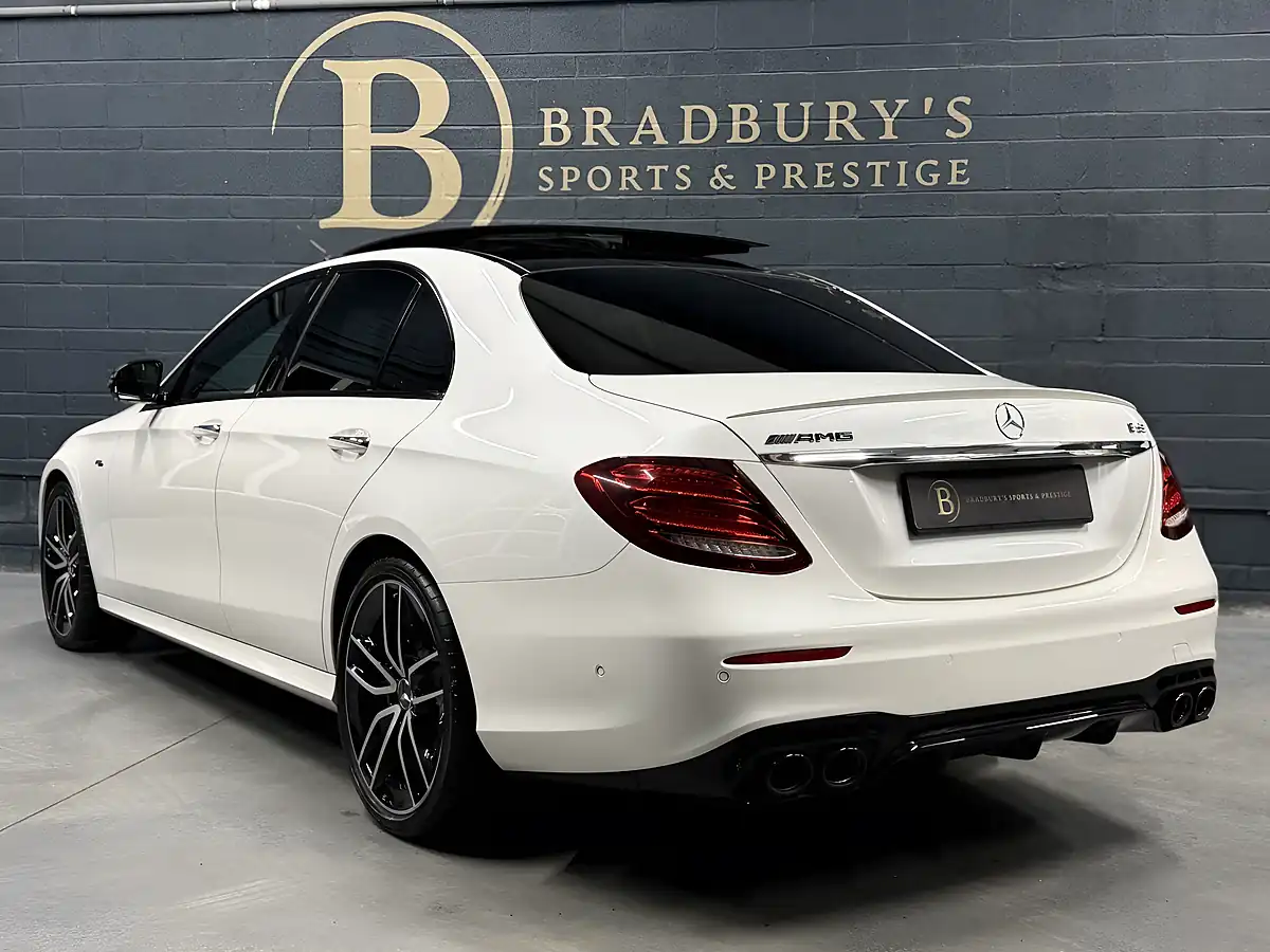Used 2018 Mercedes-Benz E Class Premium Plus White - Interior and Exterior details 3