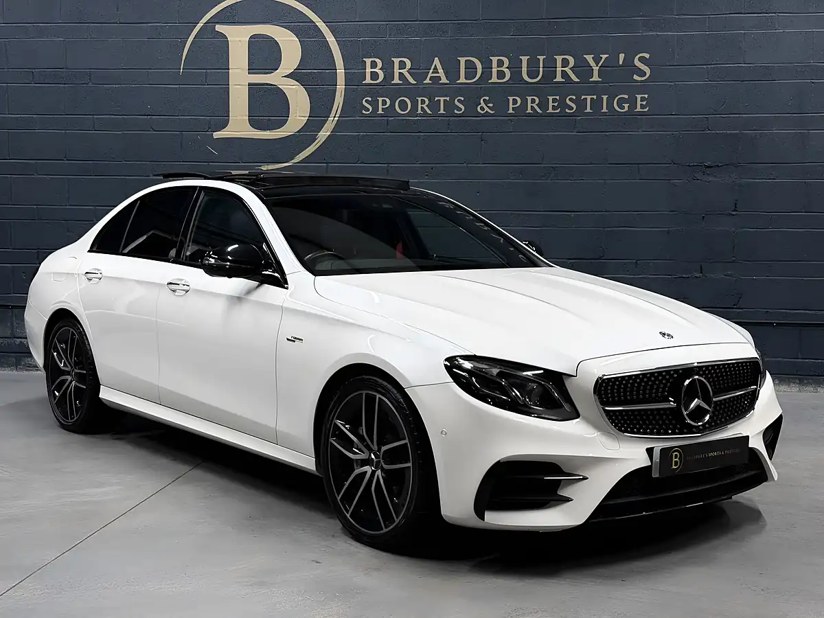 Used 2018 Mercedes-Benz E Class Premium Plus White - Interior and Exterior details 5