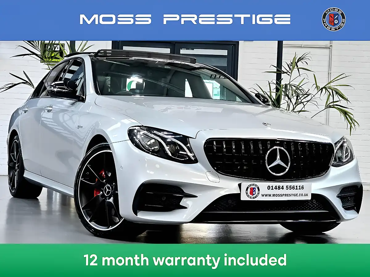 Used 2018 Mercedes-Benz E Class Premium Silver - Front View