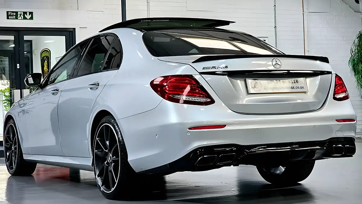 Used 2018 Mercedes-Benz E Class Premium Silver - Interior and Exterior details 10