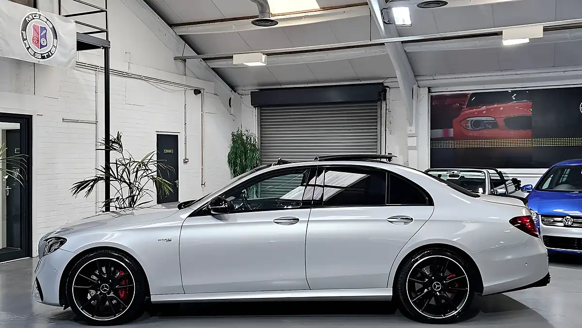 Used 2018 Mercedes-Benz E Class Premium Silver - Interior and Exterior details 6