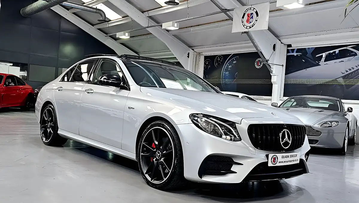 Used 2018 Mercedes-Benz E Class Premium Silver - Interior and Exterior details 8