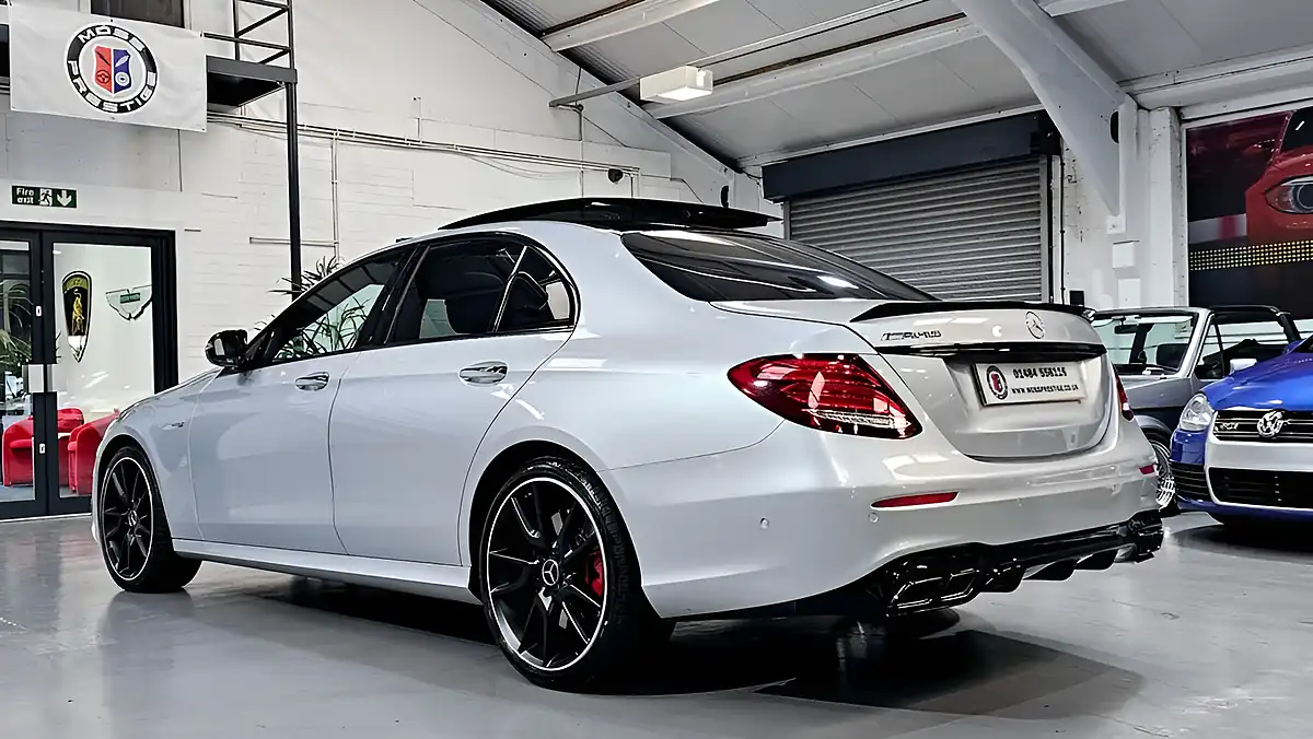 Used 2018 Mercedes-Benz E Class Premium Silver - Interior and Exterior details 9