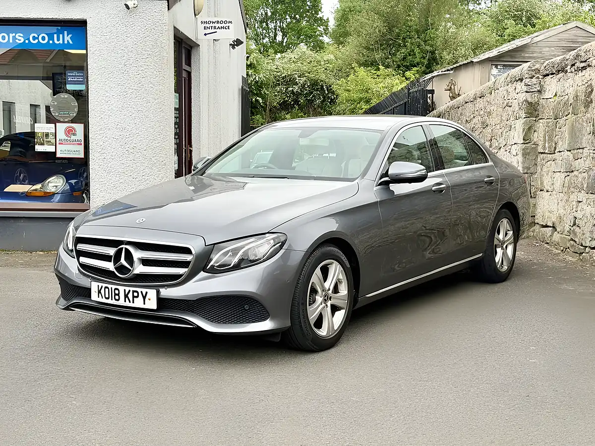 Used 2018 Mercedes-Benz E-Class Se Grey - Interior and Exterior details 11