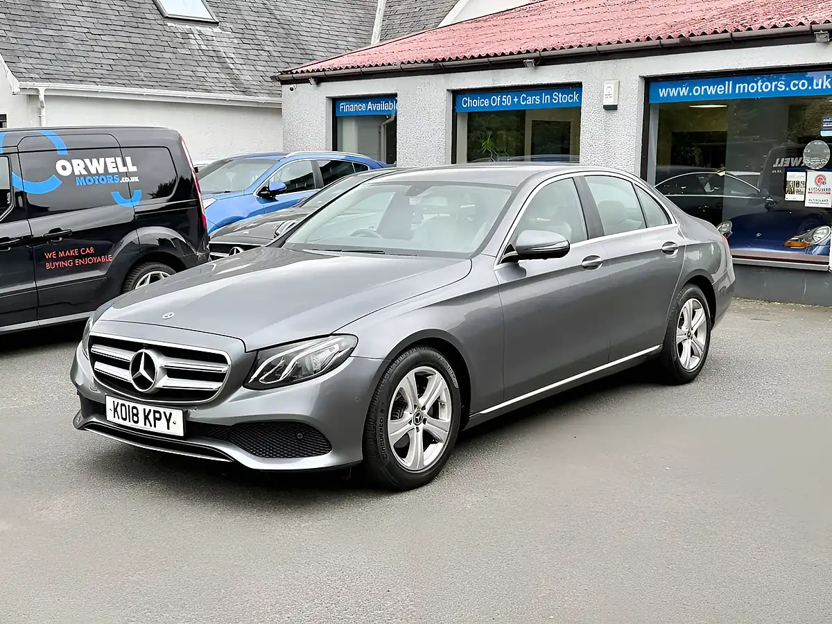 Used 2018 Mercedes-Benz E-Class Se Grey - Interior and Exterior details 13