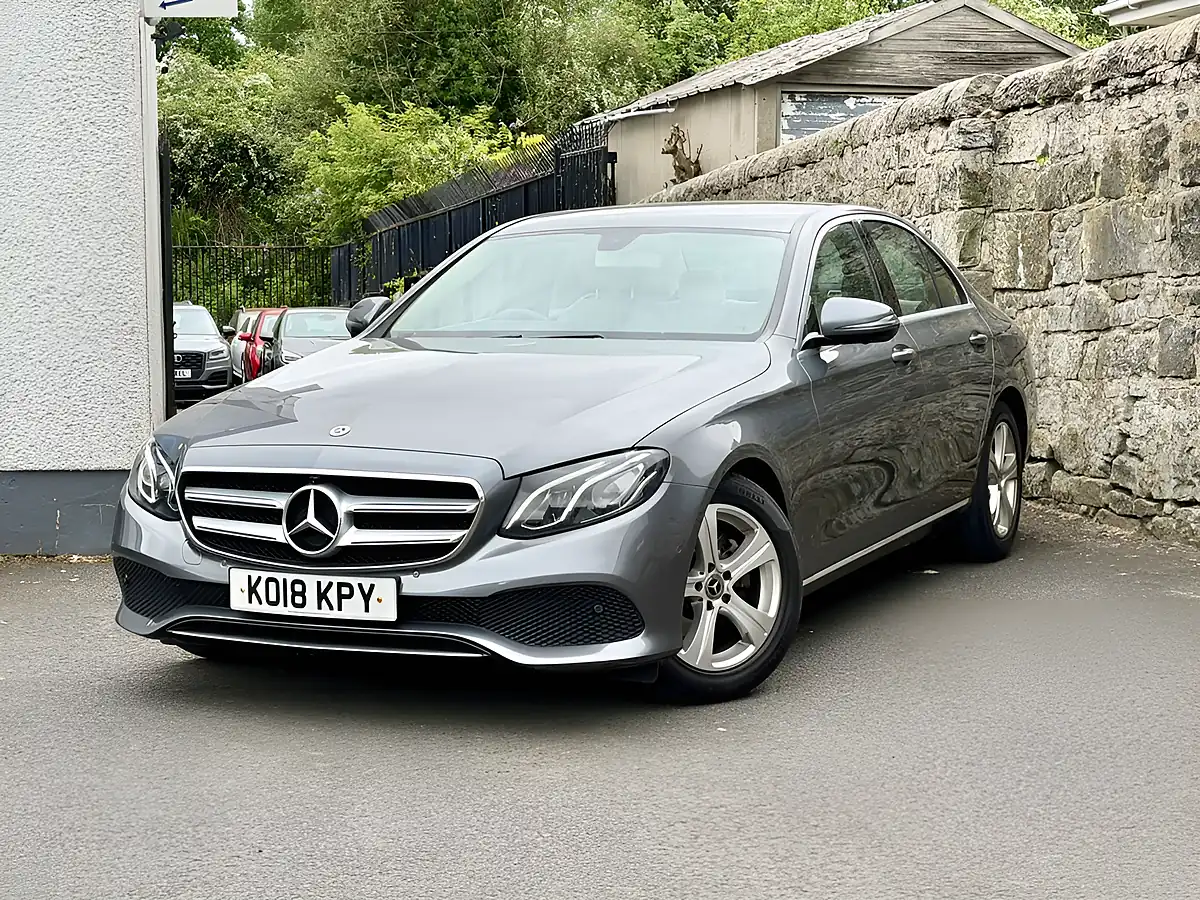 Used 2018 Mercedes-Benz E-Class Se Grey - Interior and Exterior details 4