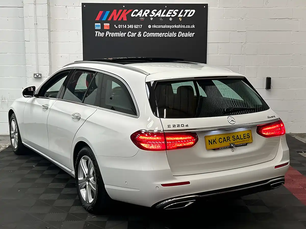 Used 2018 Mercedes-Benz E Class Se (premium) White - Interior and Exterior details 2