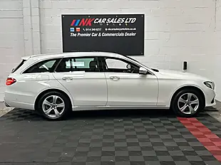 Used 2018 Mercedes-Benz E Class Se (premium) White - Interior and Exterior details 4