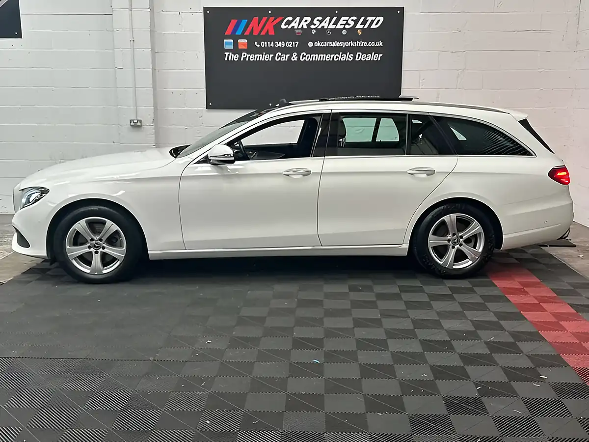 Used 2018 Mercedes-Benz E Class Se (premium) White - Interior and Exterior details 9