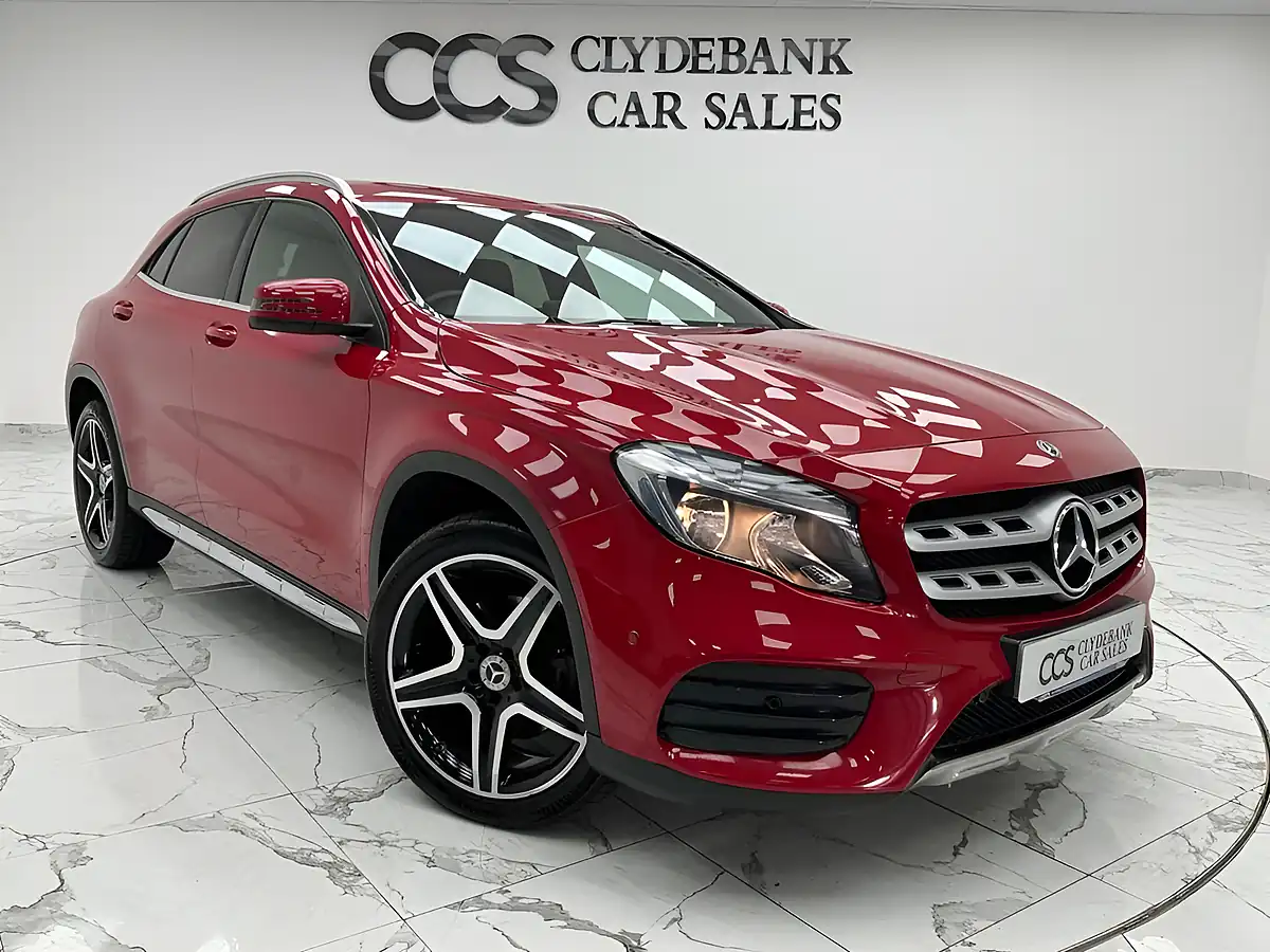 Used 2018 Mercedes-Benz Gla AMG Line Executive Red - Front View