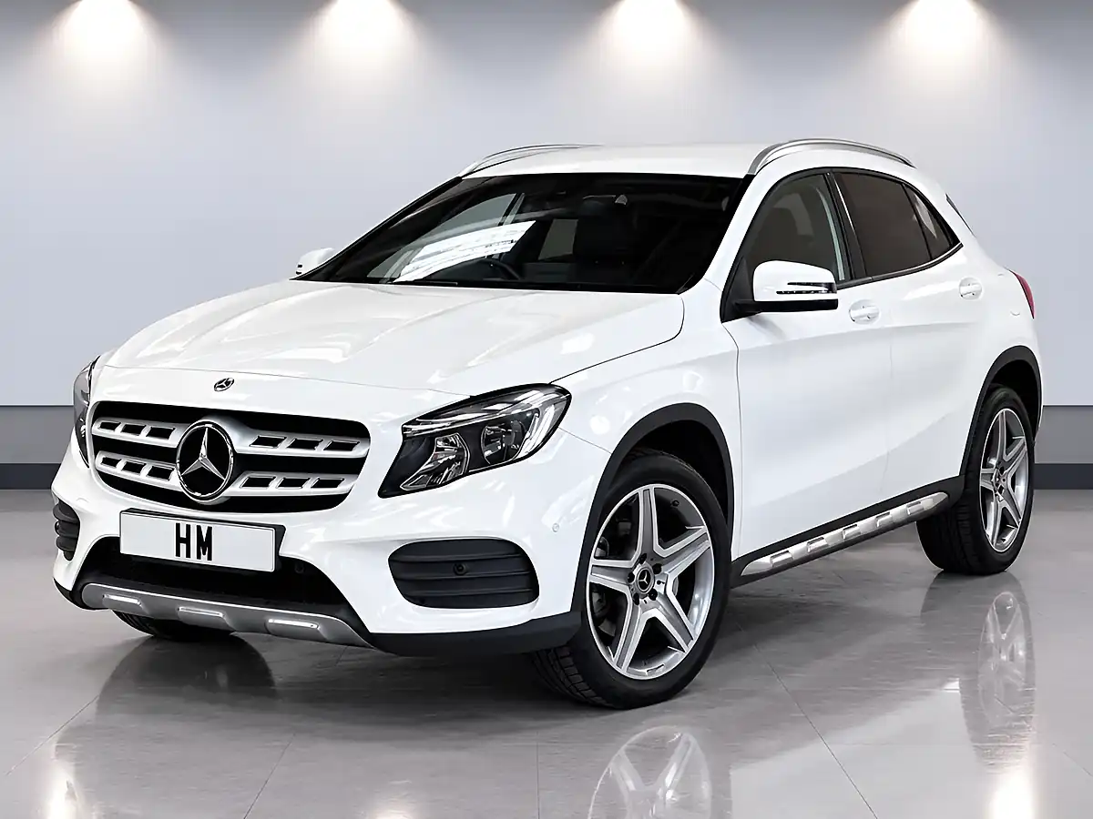 Used 2018 Mercedes-Benz Gla AMG Line (executive) White - Interior and Exterior details 19